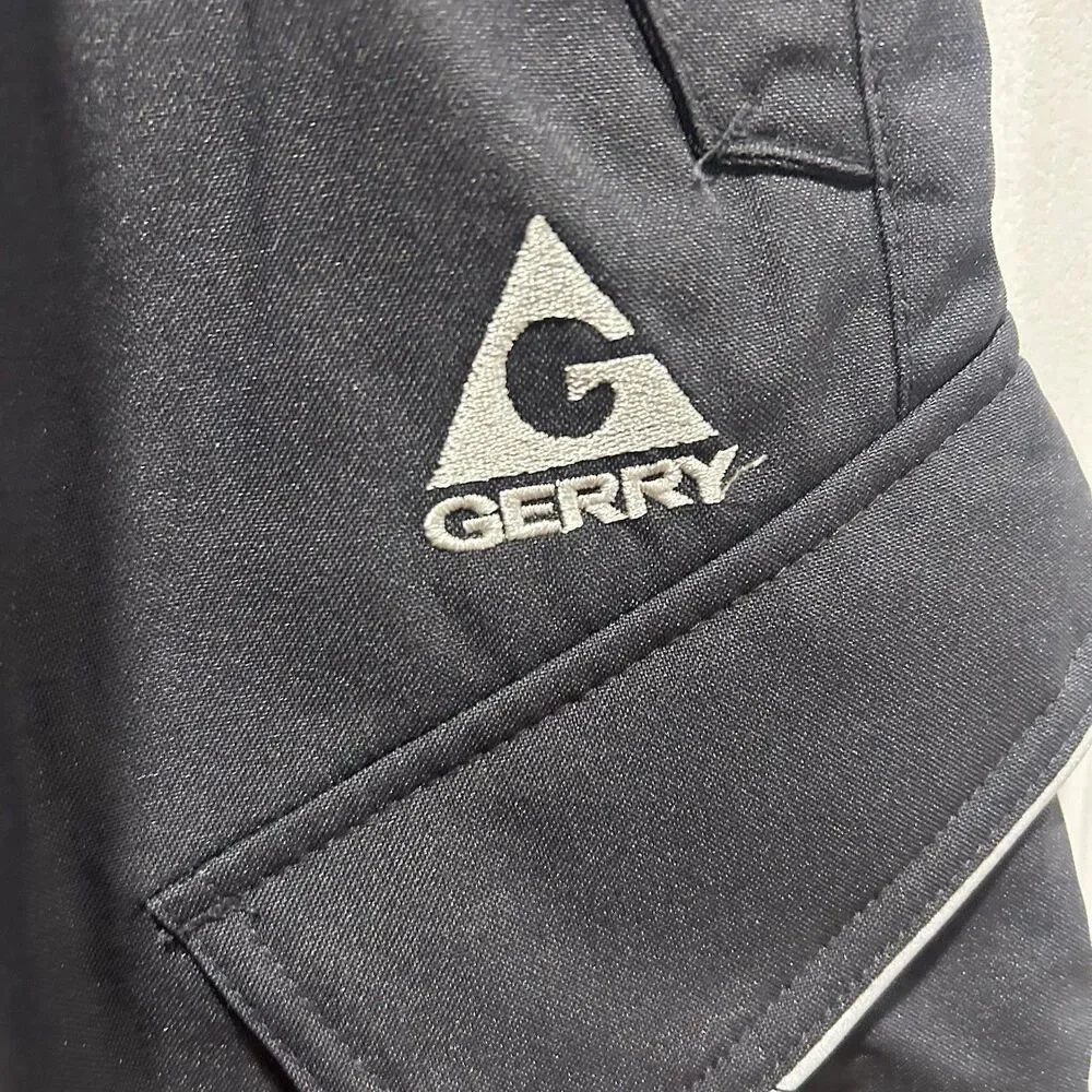 Gerry Kids Snow Ski Pants Black Insulated Cargo Winter Snowboard Size S 7/8